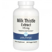Lake Avenue Nutrition, екстракт розторопші, 175 мг, 240 рослинних капсул